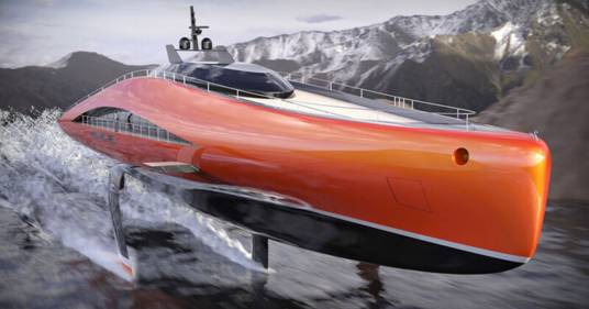 Ecco il superyacht che vola sull’acqua a 140km/h