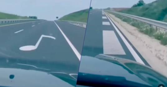 Esiste un’autostrada che suona se rispetti il limite e rimani nella corsia: il video