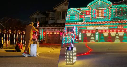 A Denver in Colorado una casa viene illuminata da 20.000 luci di Natale: il video dell’accensione