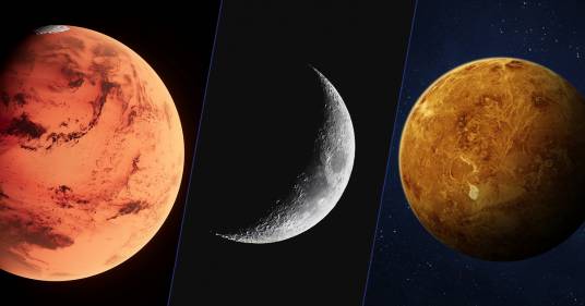 In arrivo un rarissimo spettacolo da non perdere: nei nostri cieli ammireremo il triangolo Luna-Marte-Venere