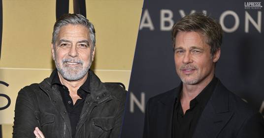 Dopo 16 anni, George Clooney e Brad Pitt di nuovo insieme sul set: ecco il trailer di “Wolfs”