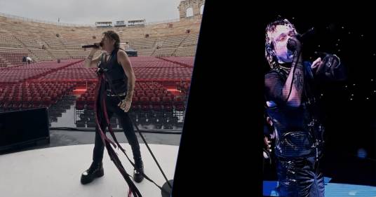 Irama infiamma l’Arena di Verona cantando in anteprima “Galassie”: il video e il significato del nuovo brano