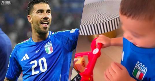 Ecco come ha reagito il figlio di Mattia Zaccagni quando il papà ha segnato agli Europei contro la Croazia: il video vi emozionerà