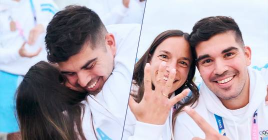 Le Olimpiadi dell’amore: l’emozionante proposta di matrimonio dell’atleta di pallamano alla fidanzata