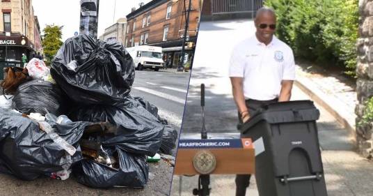 Il sindaco di New York ha annunciato che inizieranno a usare i bidoni anziché continuare a gettare i sacchi a bordo strada