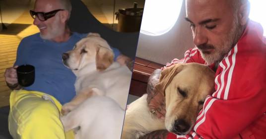 Il commovente addio di Gianluca Vacchi a Gordo, il suo cane defunto: “Sei stato un figlio per me”