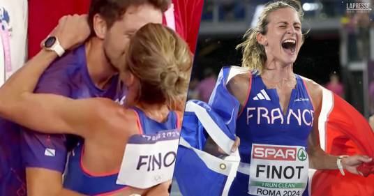 Olimpiadi, Finot commuove il mondo: la proposta di matrimonio al fidanzato dopo il record europeo