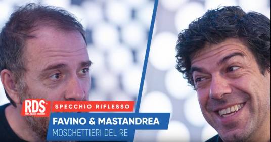 Valerio Mastandrea e Pierfrancesco Favino a confronto nello Specchio Riflesso di RDS