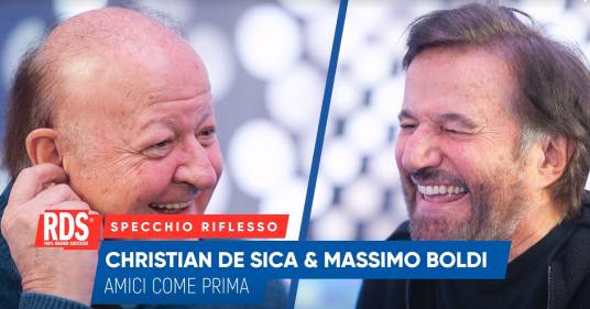 Christian De Sica e Massimo Boldi a confronto nello Specchio Riflesso di RDS