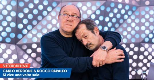 Carlo Verdone e Rocco Papaleo un confronto a suon di risate nello Specchio Riflesso RDS