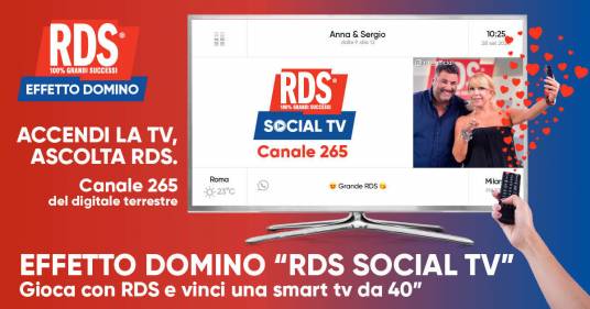 Effetto Domino: RDS Social TV!