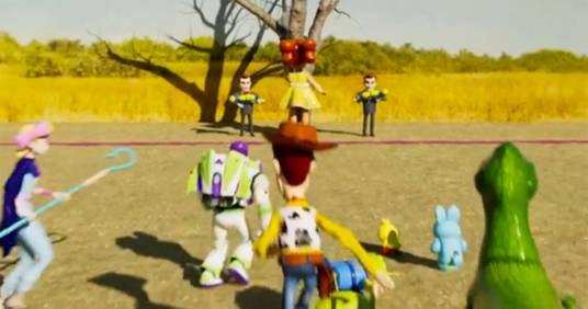 Ecco come sarebbe Squid Game con i personaggi di Toy Story, il video è fantastico!