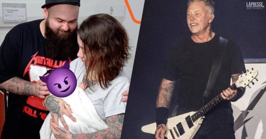 Va al concerto dei Metallica e partorisce sulle note di “Enter Sandman”: ecco le foto su Instagram