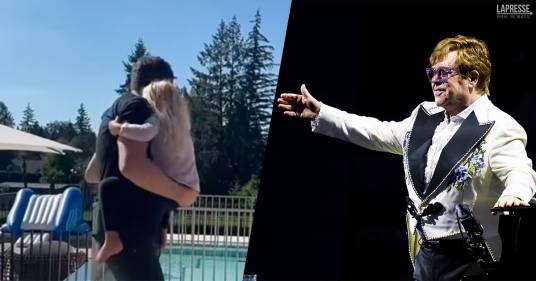 Michael Bublé balla con la figlia “Hold me closer” ed Elton John emozionato riposta il video