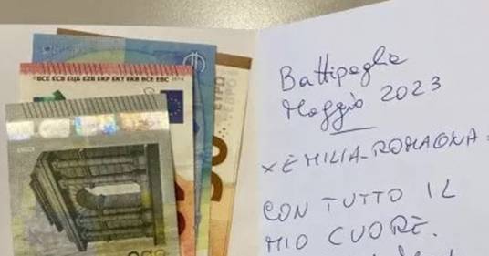“Per l’Emilia Romagna, con tutto il mio cuore”: pensionato di Battipaglia manda 135 euro per l’emergenza