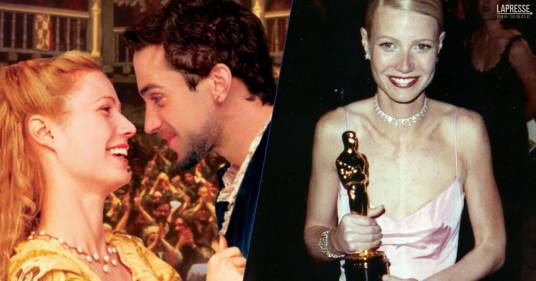 Gwyneth Paltrow usa davvero l’Oscar  di “Shakespeare in Love” come fermaporta?