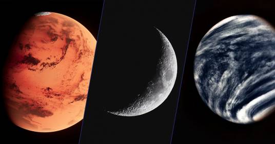 Febbraio inizia con due romantici incontri nel cielo: quando ammirare i “baci” Luna-Venere e Luna-Marte