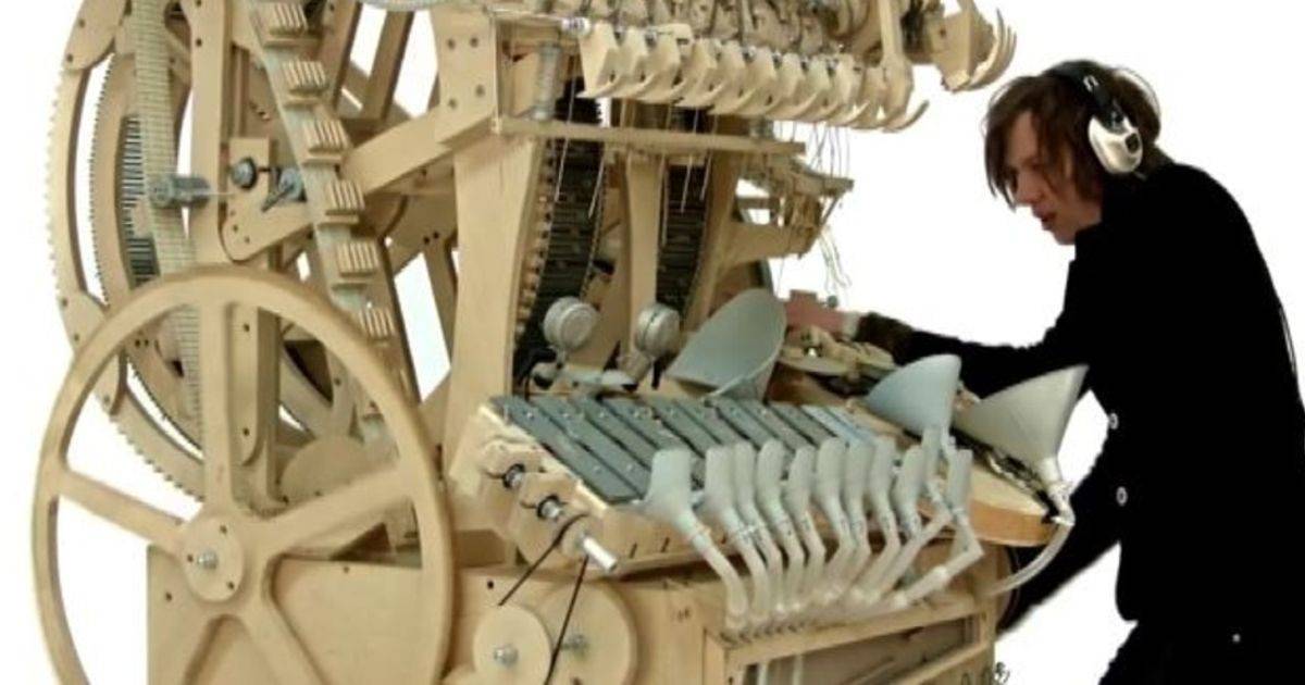 Marble Machine l8217incredibile macchina fa musica con le biglie