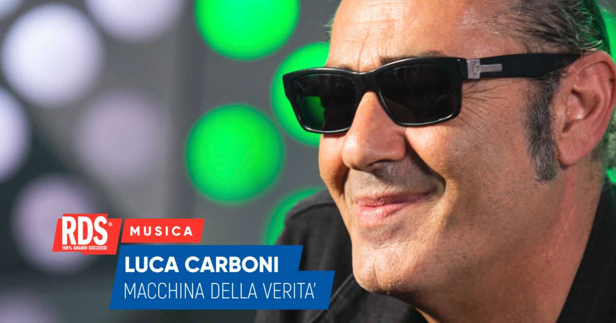 Luca Carboni ospite di RDS  il primo a sottoporsi alla nostra macchina della verit