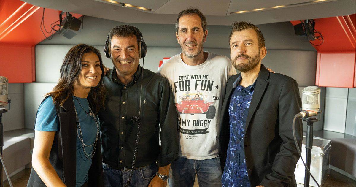Max Giusti e Paolo Calabresi ospiti del GuerrinieLanfranchiShow con Claudio e Roberta