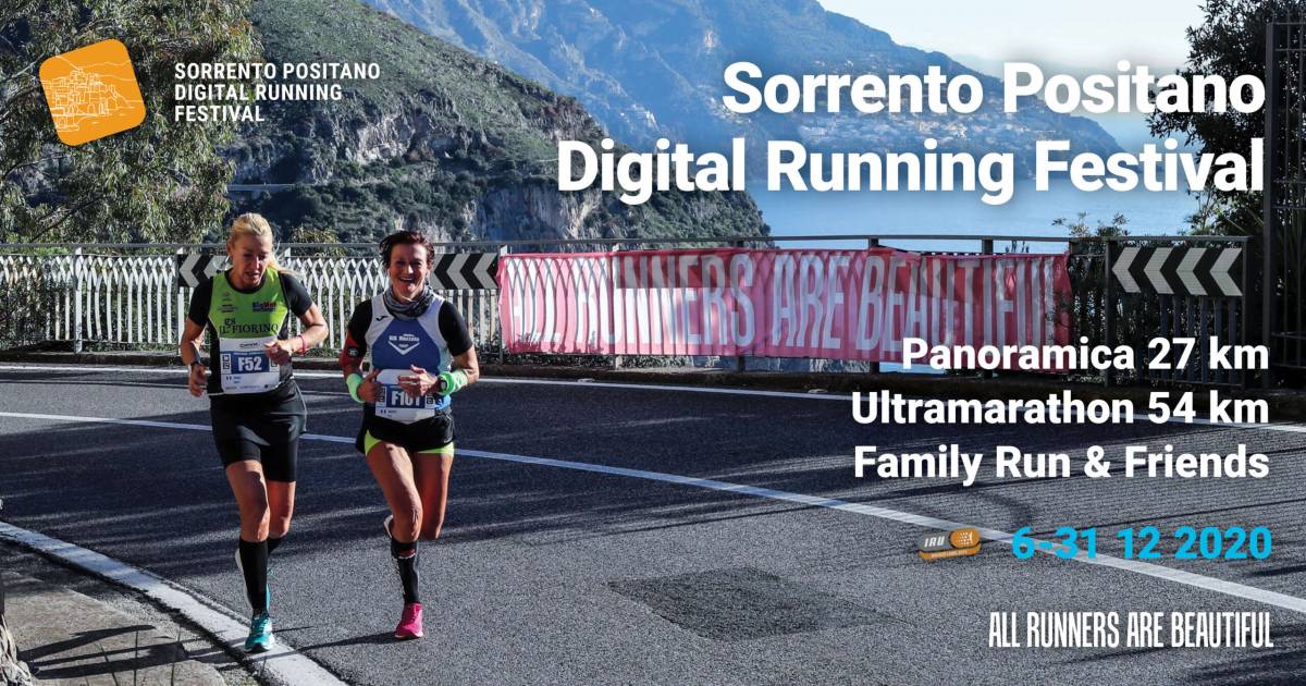 La Sorrento Positano diventa virtuale. Ecco come partecipare alla corsa