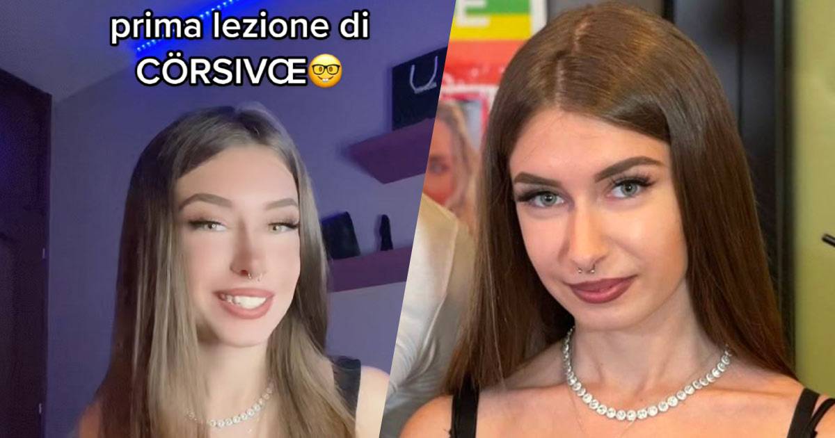 Parlare in corsivo' spopola su TikTok: ora Elisa Esposito fa ...