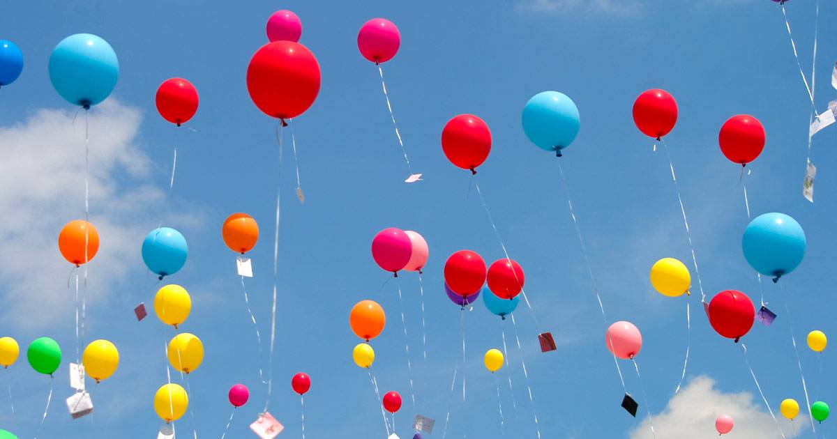 Multe per chi lancia palloncini in aria, proposta a Genova