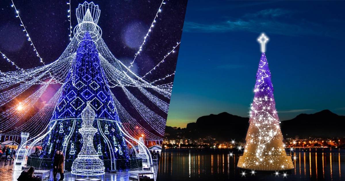 Gli alberi di Natale pi spettacolari del mondo uno  in Italia