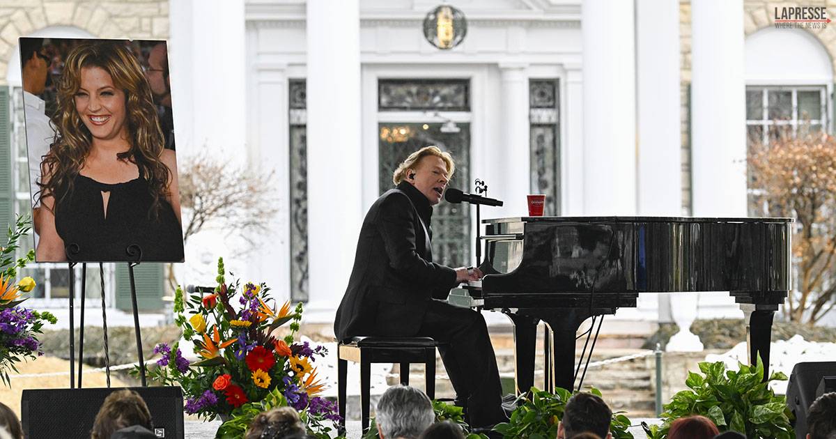 Axl Rose ha cantato "November Rain" al funerale di Lisa Marie Presley