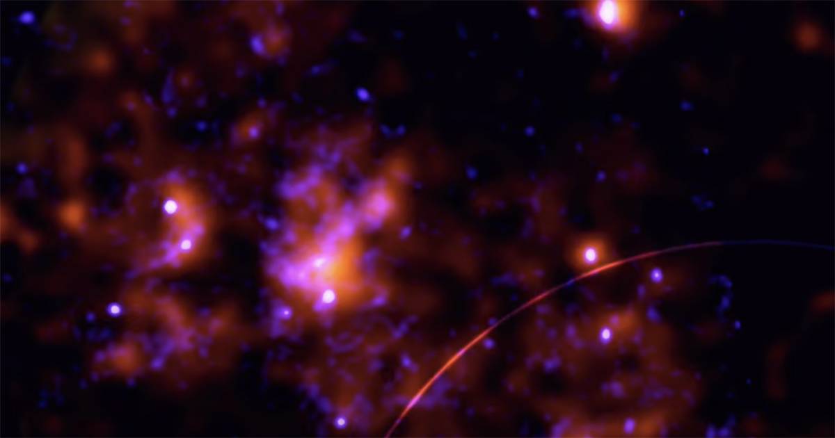 Dal buco nero supermassiccio al centro della Via Lattea  stato registrato un suono inquietante il video