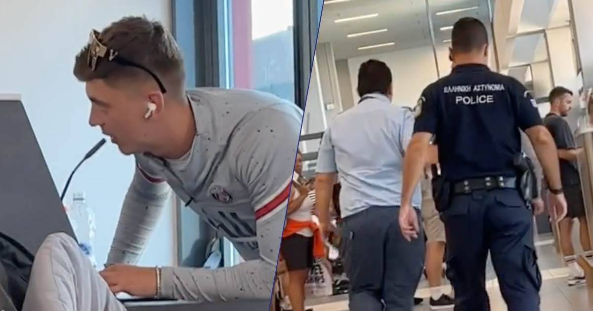 Annuncia che i voli avranno ritardi e crea il panico in aeroporto il video dello scherzo diventa virale