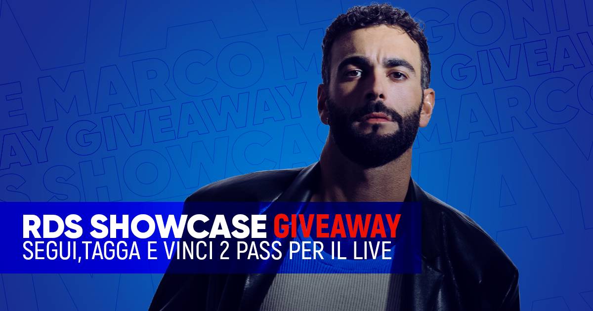 RDS Showcase Marco Mengoni Giveaway