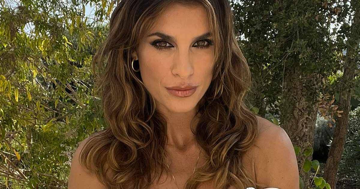 Il vestito si abbassa lo shooting di Elisabetta Canalis lascia i follower senza parole