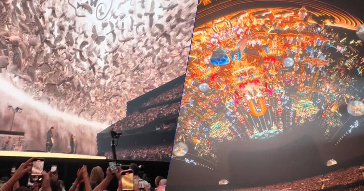 La spettacolare scenografia degli U2 che inaugurano il The Sphere il teatro sferico con il LED pi grande al mondo