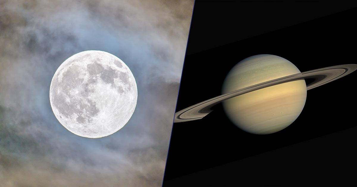 In arrivo lo spettacolare bacio tra la Luna e Saturno la data da segnare in calendario