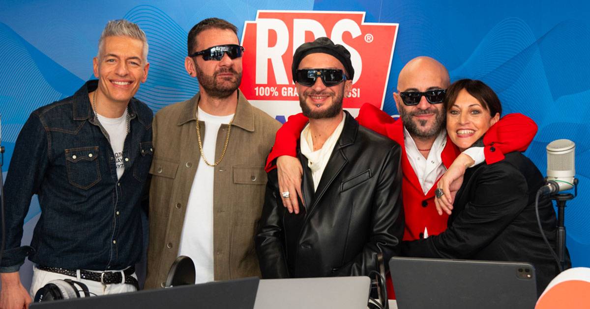 I Negramaro ospiti di RDS Loves Sanremo cantano in diretta con il Peggio Quiz