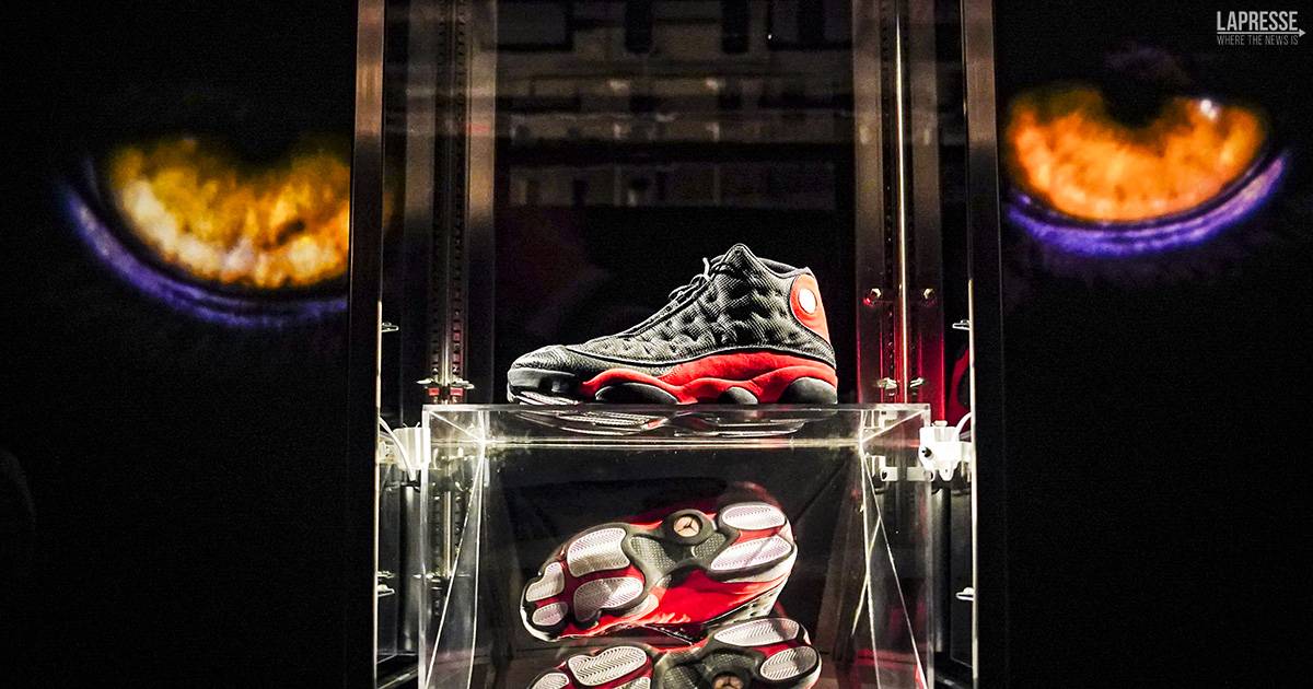 Le scarpe indossate da Michael Jordan vendute allasta ad una cifra record