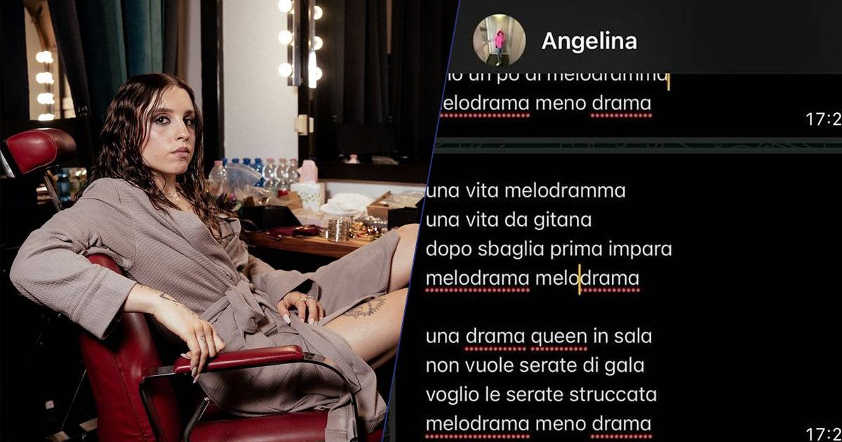 Angelina Mango e il significato del nuovo brano Melodrama la manager pubblica le chat private e svela com nato il singolo