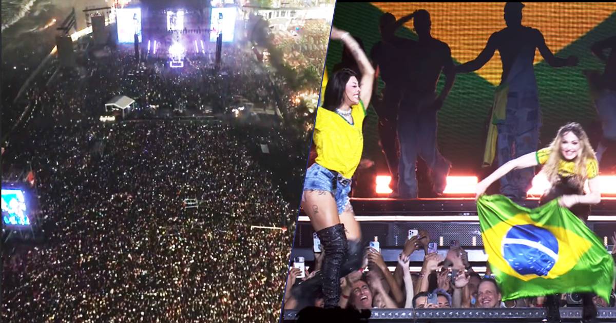Madonna da record oltre 16 milioni di fan al concerto gratuito a Rio de Janiero il video  impressionante