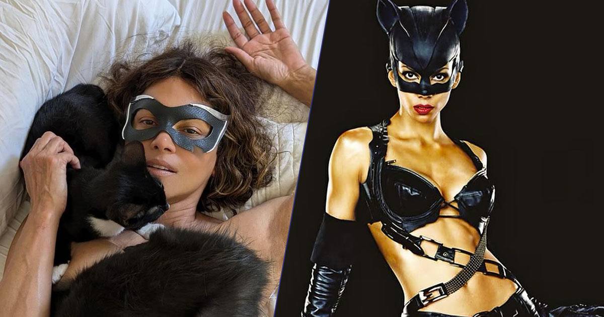 Halle Berry posa nuda per il ventesimo anniversario di Catwoman le foto diventano virali