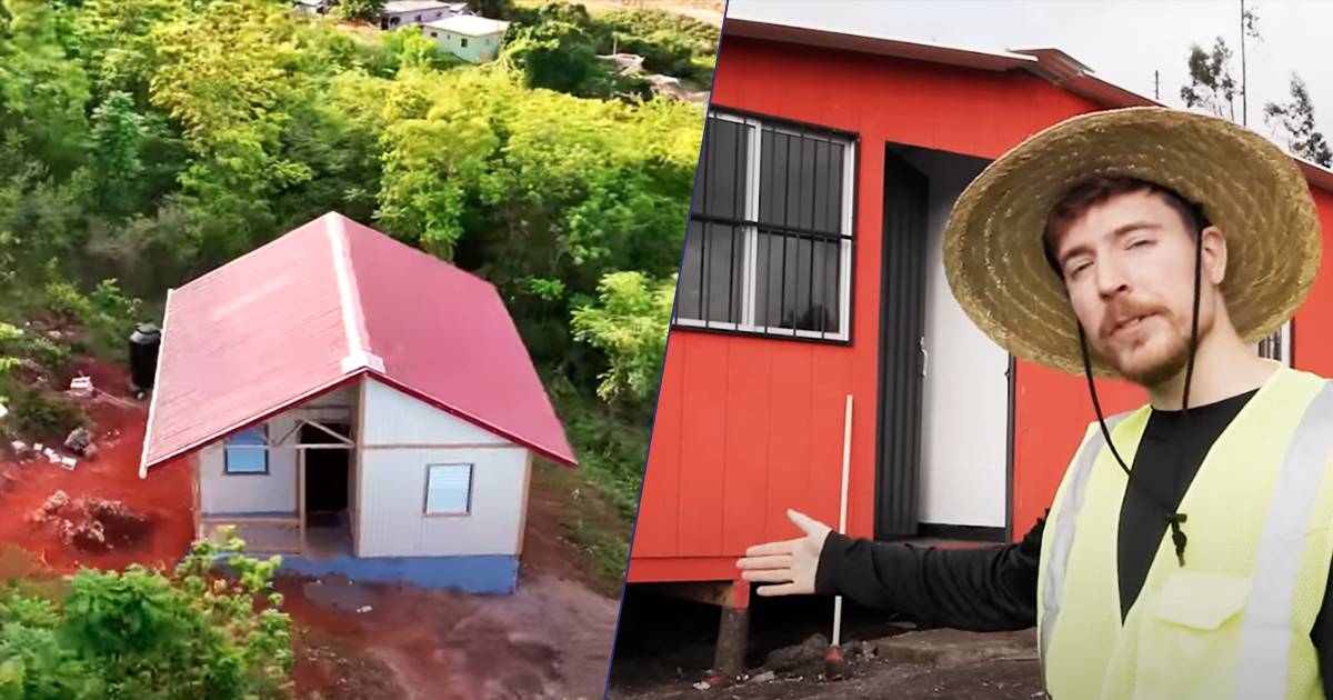 Uno YouTuber ha donato 100 case per alcune famiglie bisognose