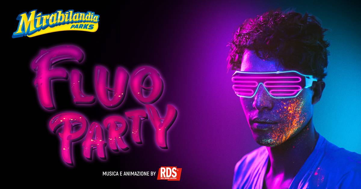 Sabato 31 agosto a Mirabilandia torna il Fluo Party