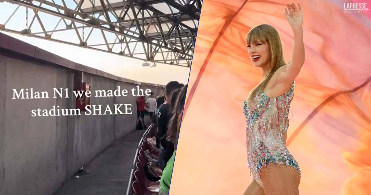 I fan di Taylor Swift hanno letteralmente fatto tremare San Siro con i loro salti i video