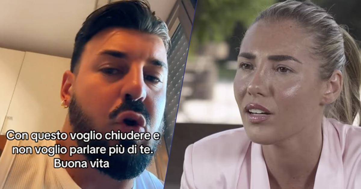 Il duro sfogo di Lino contro Martina dopo Temptation Island Ho gli screenshot se continui pubblico tutto