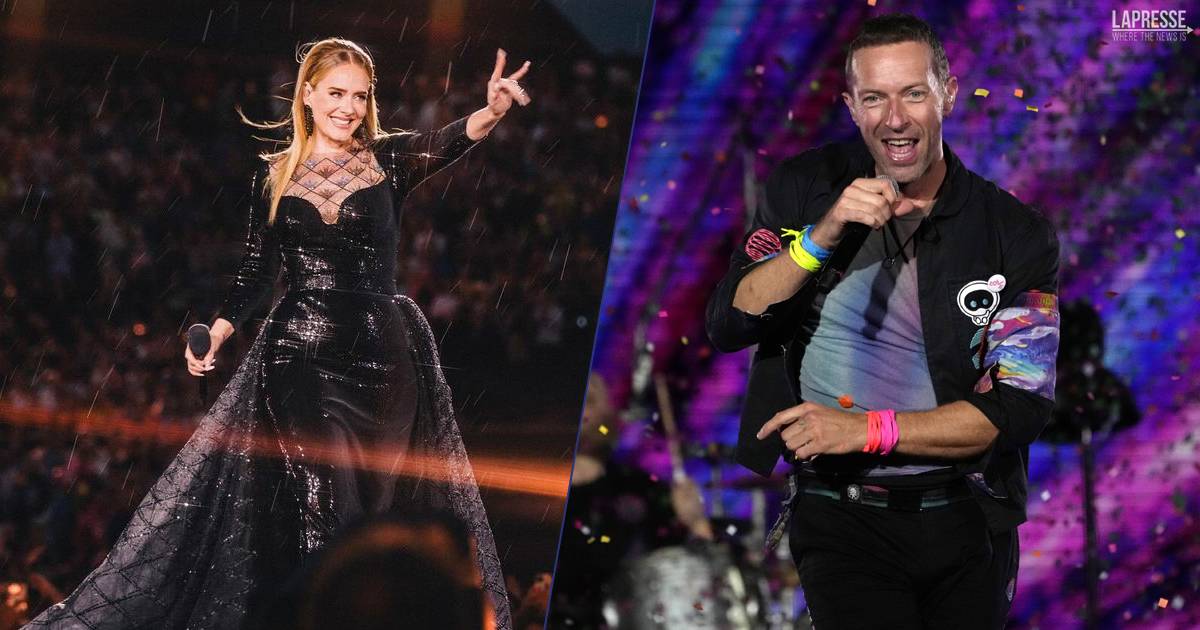 I Coldplay omaggiano Adele con una cover di Someone Like You il duetto col pubblico  da brividi