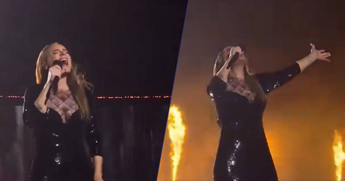 Adele sotto il diluvio con Set Fire To The Rain incanta gli 80000 di Monaco i video sono spettacolari