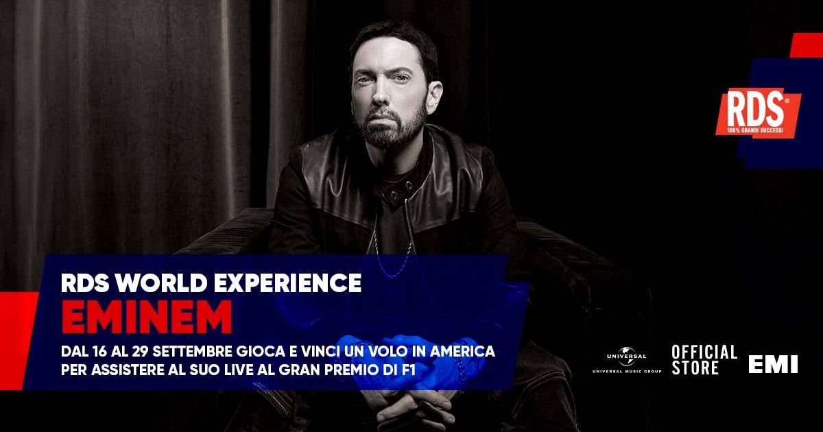 LRDS World Experience Eminem  in arrivo scopri come vincere un fantastico premio