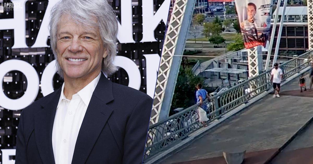 Jon Bon Jovi ha salvato una donna che stava per buttarsi da un ponte ecco le immagini