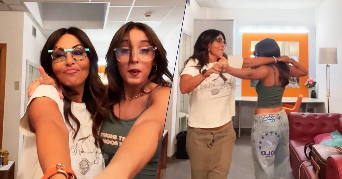 Sabrina Ferilli e Giulia Stabile ballano insieme nel camerino il video raggiunge milioni di visualizzazioni