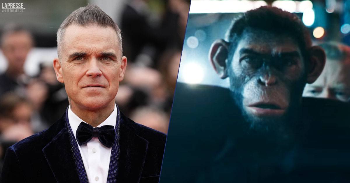  fuori il trailer di Better Man il biopic su Robbie Williams interpretato da una scimmia